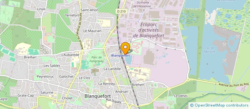 localisation de l'entreprise INDIVISION MIGOT BOUILFAN  LUDON-MEDOC