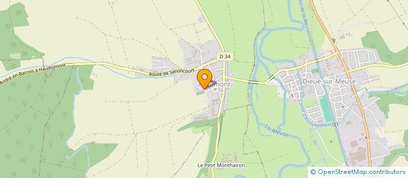 localisation de l'entreprise INDIVISION MILAN BALIZEAUX-LEPAGE à ANCEMONT