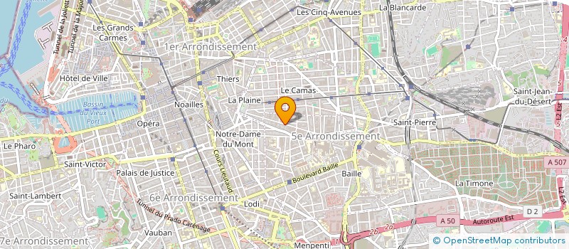 localisation de l'entreprise INDIVISION MILANO CHEFRI LAVALEE à MARSEILLE