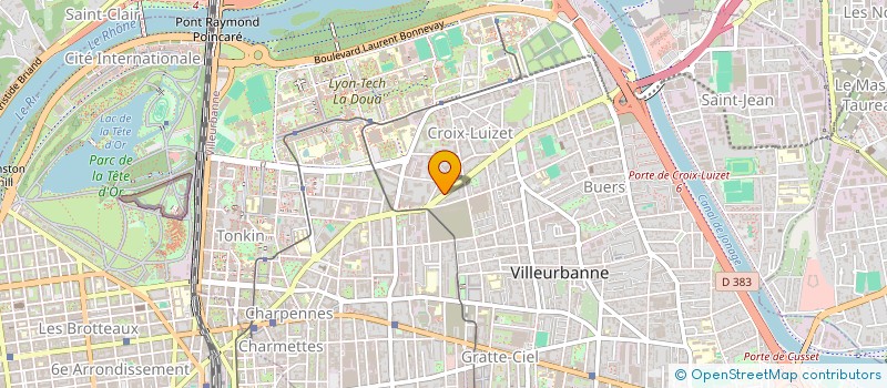 localisation de l'entreprise INDIVISION MILED NOOMAN ET GHAZOUANI LOBNA  VILLEURBANNE