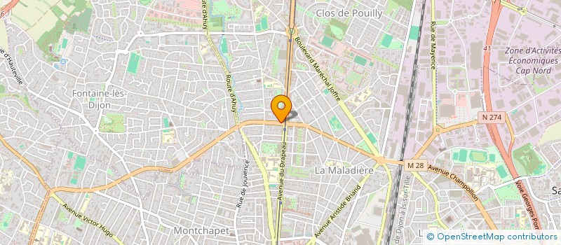 localisation de l'entreprise INDIVISION MILET LOZE à DIJON
