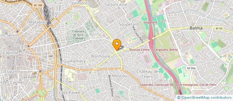 localisation de l'entreprise INDIVISION MILHES PEULIER à TOULOUSE