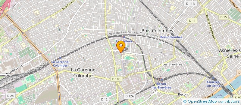 localisation de l'entreprise INDIVISION MILLE JULES ET GODARD LEA à LA GARENNE-COLOMBES