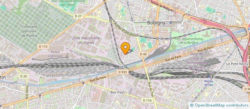 localisation de l'entreprise INDIVISION MILLER  BOBIGNY