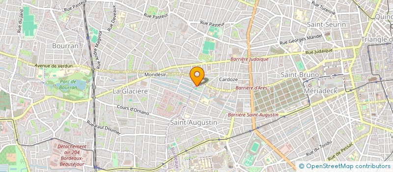 localisation de l'entreprise INDIVISION MILLERIOUX DUPUY  MERIGNAC