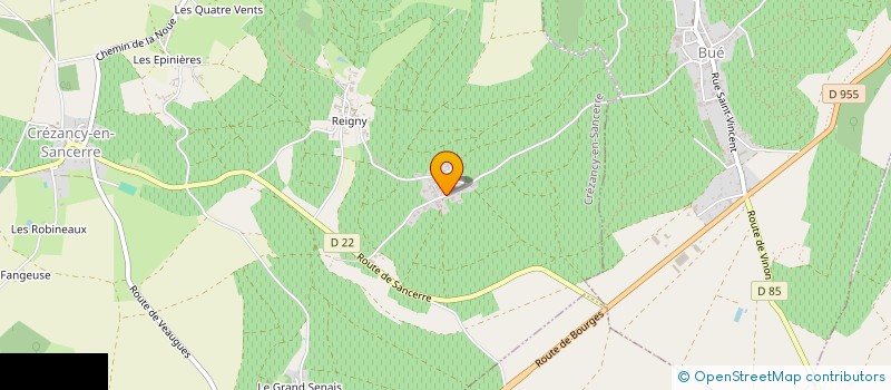 localisation de l'entreprise INDIVISION MILLET MALLERON  CREZANCY-EN-SANCERRE