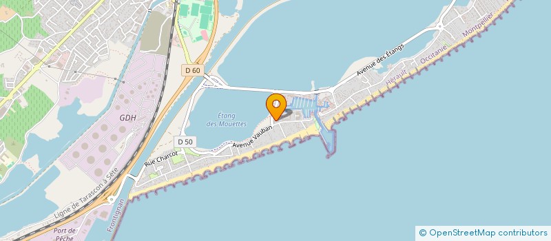 localisation de l'entreprise INDIVISION MILLIAT-ALCARAZ à FRONTIGNAN