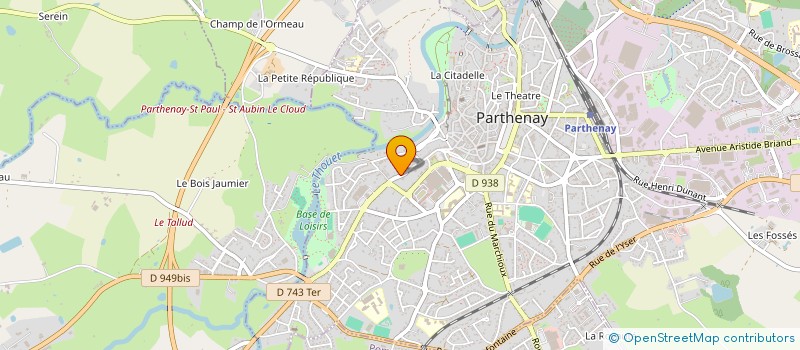 localisation de l'entreprise INDIVISION MIMEAU JACQUET  PARTHENAY