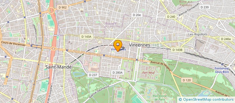 localisation de l'entreprise INDIVISION MINARD à VINCENNES