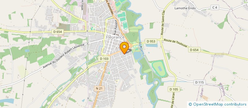 localisation de l'entreprise INDIVISION MINIAYLO  FLEURANCE