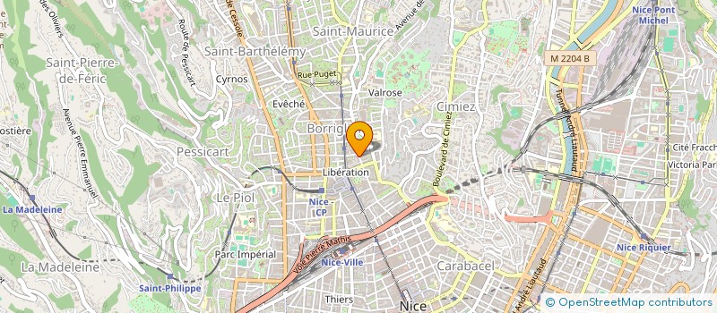 localisation de l'entreprise INDIVISION MINNITI à NICE