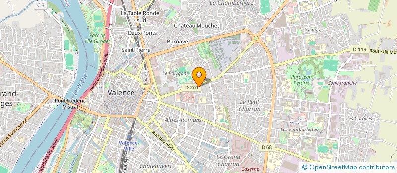 localisation de l'entreprise INDIVISION MINODIER  VALENCE