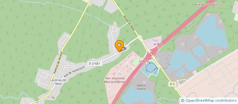 localisation de l'entreprise INDIVISION MIOS  MIOS