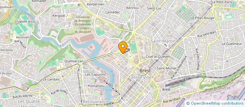 localisation de l'entreprise INDIVISION MIOSSEC à BREST
