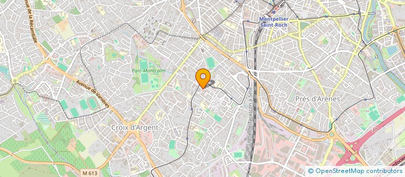 localisation de l'entreprise INDIVISION MIRABAUD ISABELLE ET CRESPIN SEBASTIEN à MONTPELLIER