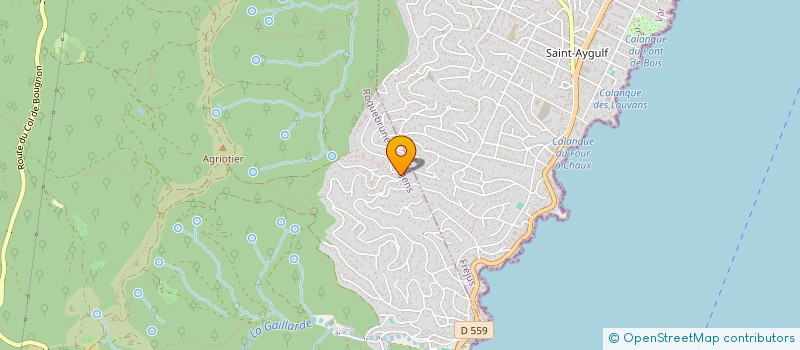 localisation de l'entreprise INDIVISION MIRANDE  ROQUEBRUNE-SUR-ARGENS