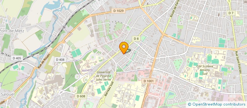 localisation de l'entreprise INDIVISION MIROUX / DRYHYNYEZ  AMIENS