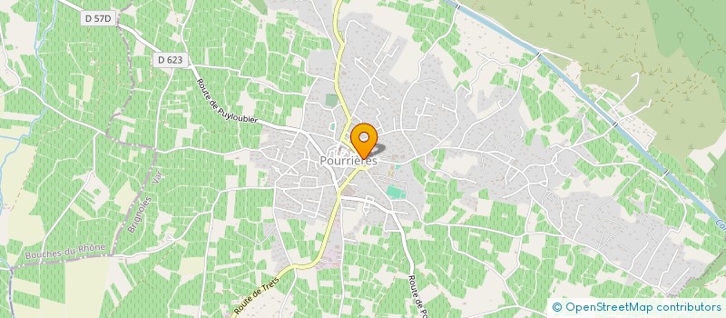 localisation de l'entreprise INDIVISION MISTRE CLAUDE ET MARC  POURRIERES