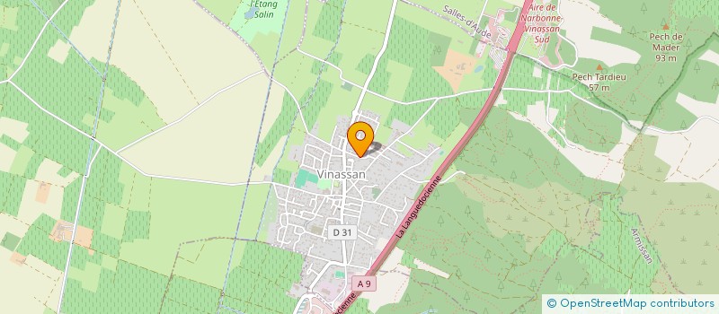 localisation de l'entreprise INDIVISION MME BERNABEU MR LE PIVER  VINASSAN