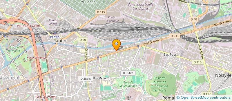 localisation de l'entreprise INDIVISION MOCQ ORAIN  PANTIN