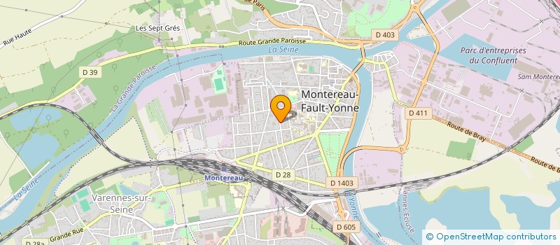 localisation de l'entreprise INDIVISION MOINE*JACQUET YVONNE à MONTEREAU-FAULT-YONNE