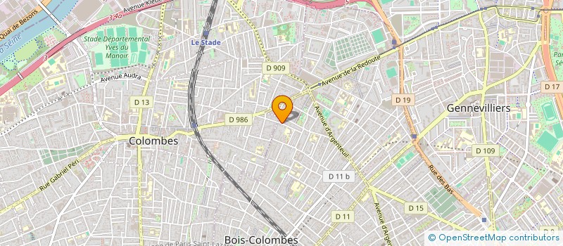 localisation de l'entreprise INDIVISION MOINE PARIS à BOIS-COLOMBES