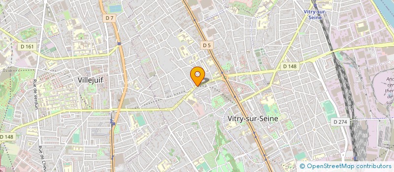 localisation de l'entreprise INDIVISION MOISSET  VITRY-SUR-SEINE