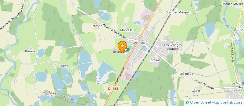 localisation de l'entreprise INDIVISION MOISSONNIER  SERVAS