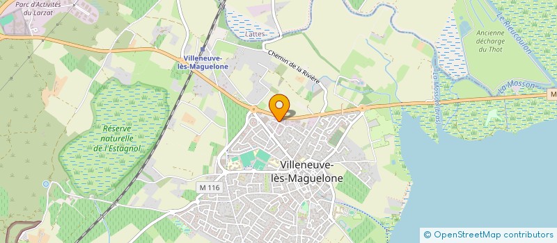 localisation de l'entreprise INDIVISION MOLINIE FREDERIC ET CHRISTOPHE  VILLENEUVE-LES-MAGUELONE