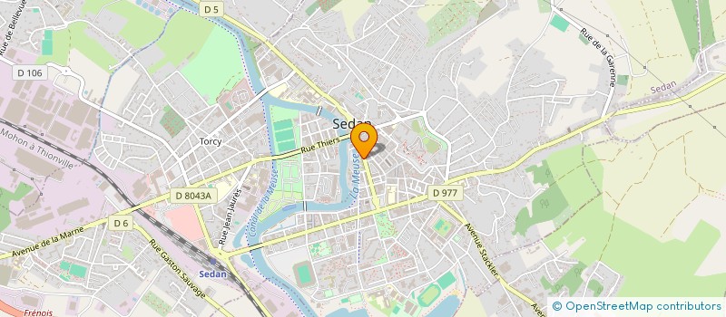 localisation de l'entreprise INDIVISION MOLLE BRIGITTE à SEDAN