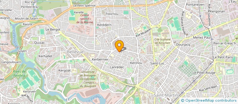 localisation de l'entreprise INDIVISION MOLVINGER MAILLET à BREST