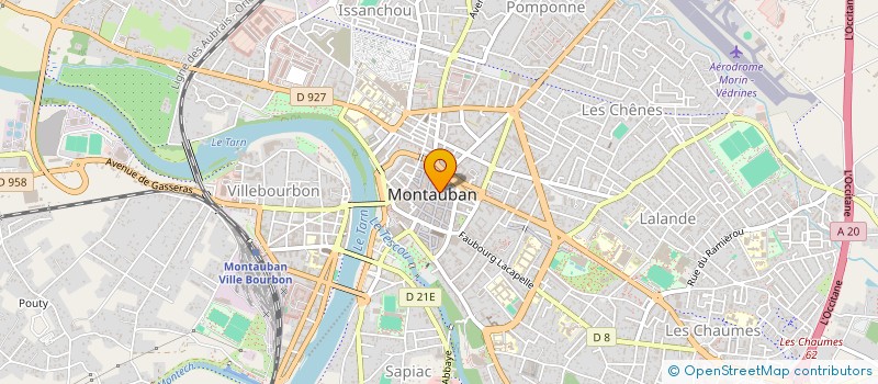 localisation de l'entreprise INDIVISION MONCOLLET PEYRAUD  MONTAUBAN
