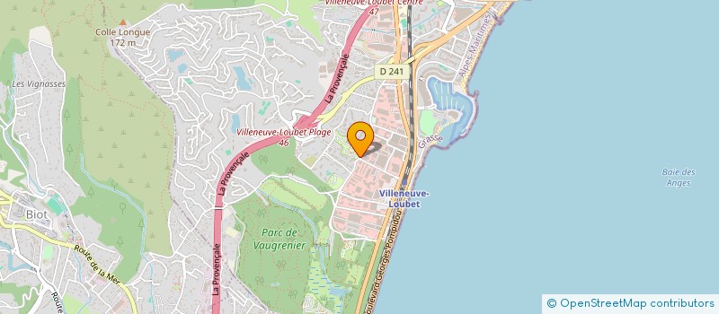 localisation de l'entreprise INDIVISION MONFERRAN à VILLENEUVE-LOUBET