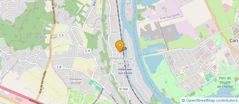 localisation de l'entreprise INDIVISION MONGISON  VILLENNES-SUR-SEINE