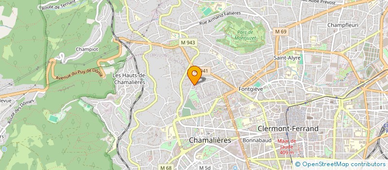 localisation de l'entreprise INDIVISION MONIER-BARTHOMEUF  CLERMONT-FERRAND