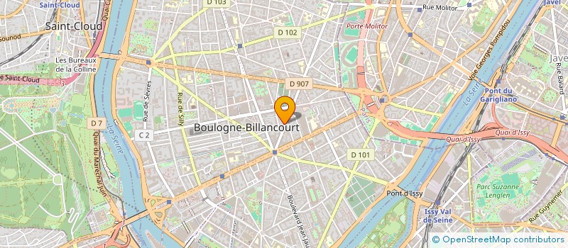 localisation de l'entreprise INDIVISION MONIER PARDIGON à BOULOGNE-BILLANCOURT