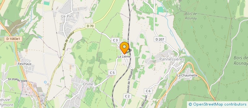 localisation de l'entreprise INDIVISION MONNET  PANNESSIERES