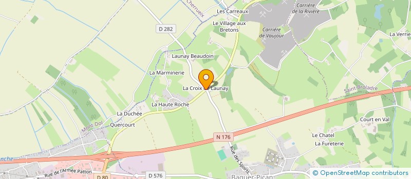 localisation de l'entreprise INDIVISION MONNIER  BAGUER-PICAN