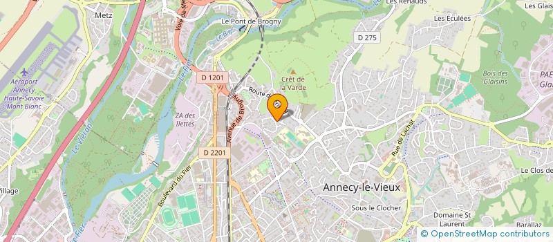 localisation de l'entreprise INDIVISION MONNIER à ANNECY