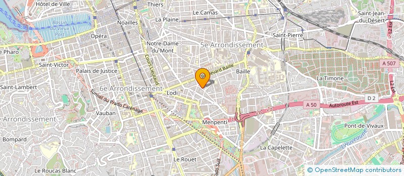localisation de l'entreprise INDIVISION MONNIER MAUNIER à MARSEILLE