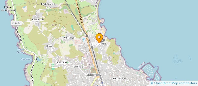 localisation de l'entreprise INDIVISION MONPROFIT RENE à QUIBERON