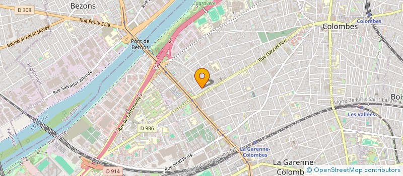 localisation de l'entreprise INDIVISION MONROIG  COLOMBES
