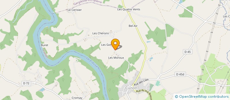 localisation de l'entreprise INDIVISION MONSACRE à CUZION