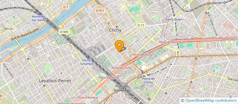 localisation de l'entreprise INDIVISION MONSENEGO à CLICHY