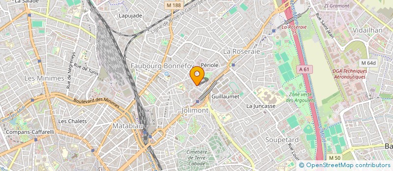 localisation de l'entreprise INDIVISION MONSERBY  TOULOUSE