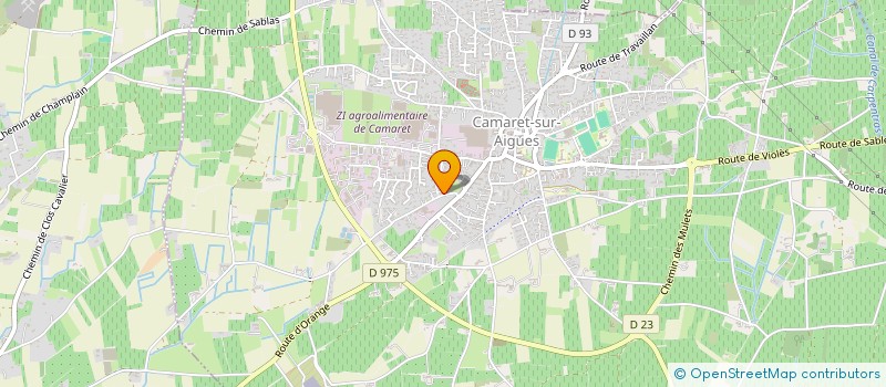 localisation de l'entreprise INDIVISION MONSIEUR ET MADAME BALSSE RENAUD  CAMARET-SUR-AIGUES