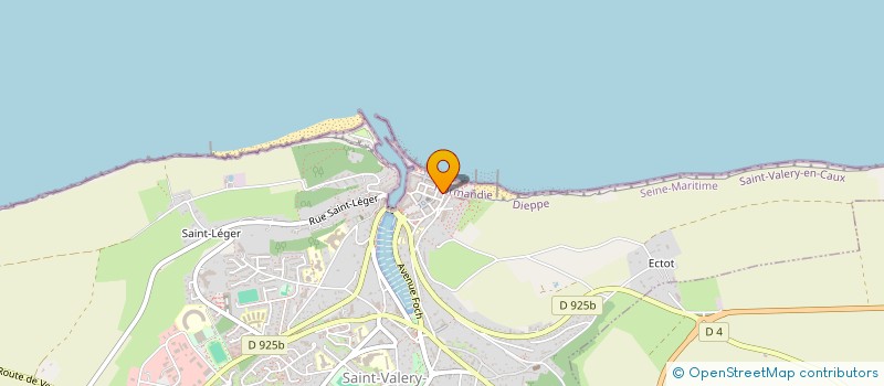 localisation de l'entreprise INDIVISION MONSIEUR ET MADAME LAHITTE LOCATION MEUBLEE  SAINT-VALERY-EN-CAUX