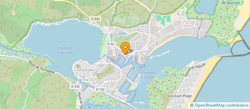 localisation de l'entreprise INDIVISION MONSIEUR ET MADAME MONTEIRO  GRUISSAN