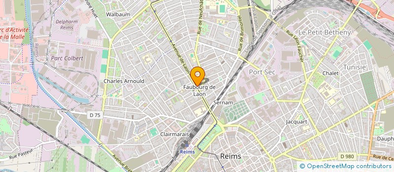 localisation de l'entreprise INDIVISION MONSIEUR LEPAUL ET MADAME CORDIER  REIMS