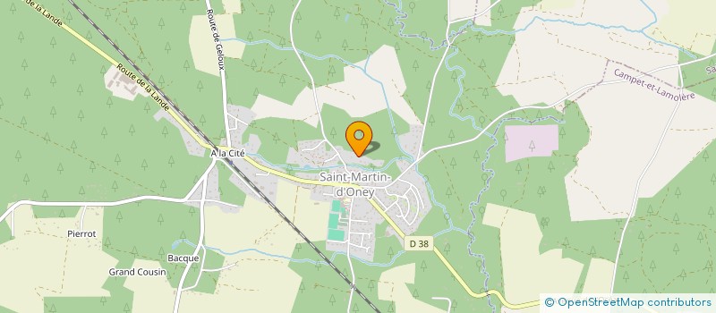 localisation de l'entreprise INDIVISION  MONTAGNE  SAINT MARTIN D'ONEY